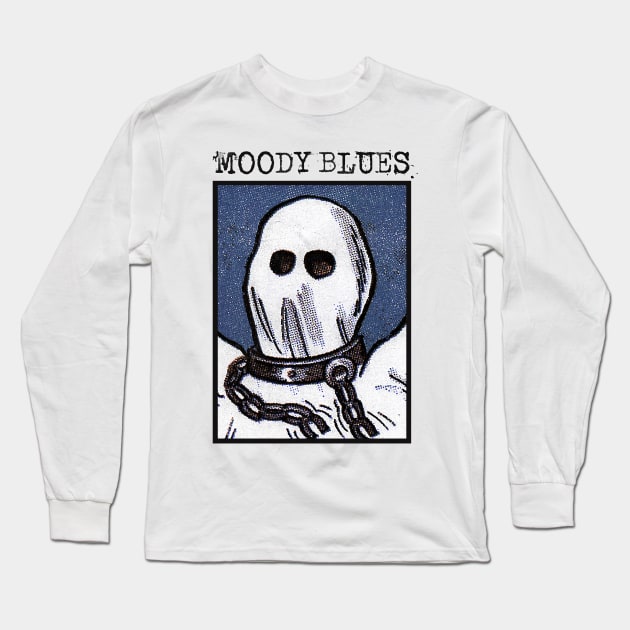 Ghost of Moody Blues Long Sleeve T-Shirt by instri